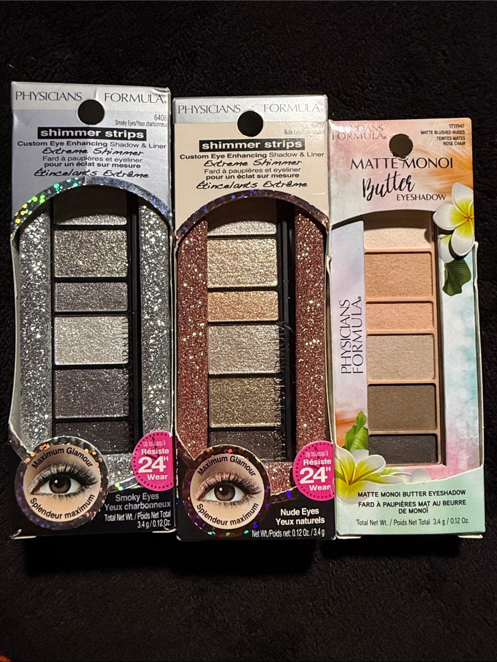 Physicians Formula Eyeshadow Sets - Silver, Gold, Neutral Brown